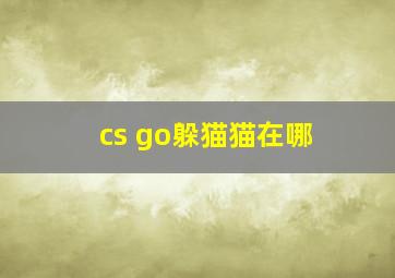 cs go躲猫猫在哪