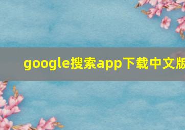 google搜索app下载中文版