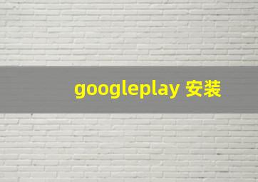 googleplay 安装