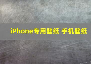 iPhone专用壁纸 手机壁纸