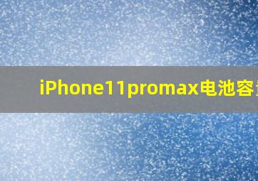 iPhone11promax电池容量75