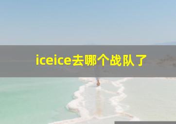 iceice去哪个战队了