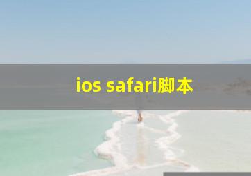 ios safari脚本