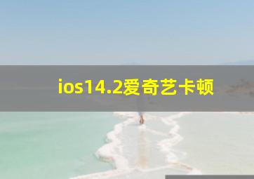 ios14.2爱奇艺卡顿