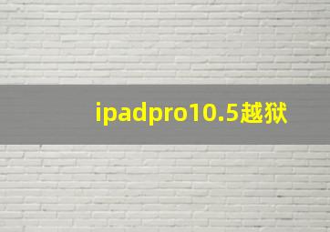 ipadpro10.5越狱