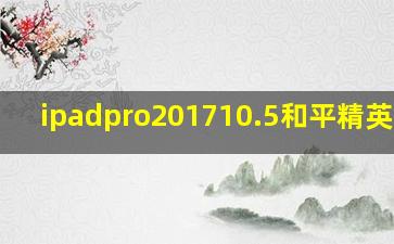 ipadpro201710.5和平精英90帧