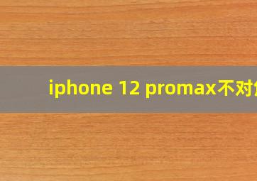 iphone 12 promax不对焦