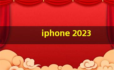 iphone 2023