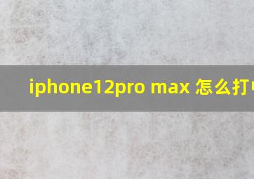 iphone12pro max 怎么打中文