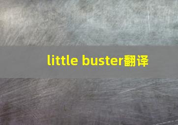 little buster翻译