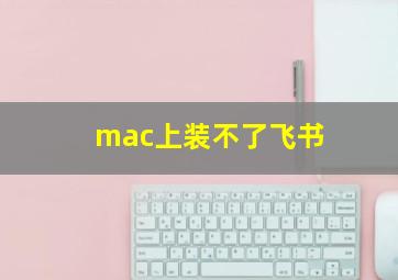 mac上装不了飞书