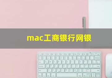 mac工商银行网银