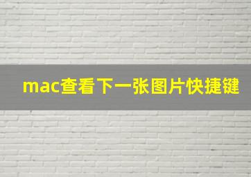 mac查看下一张图片快捷键