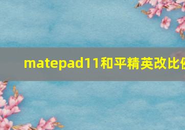 matepad11和平精英改比例