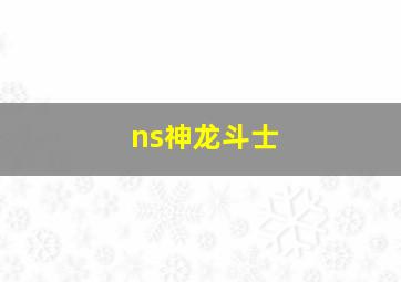 ns神龙斗士