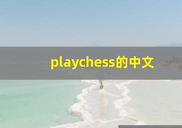 playchess的中文