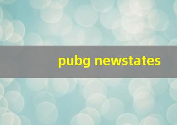 pubg newstates