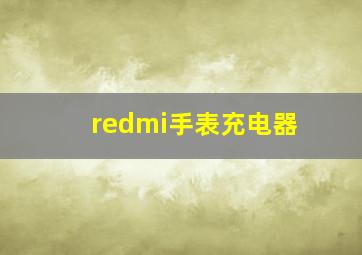 redmi手表充电器