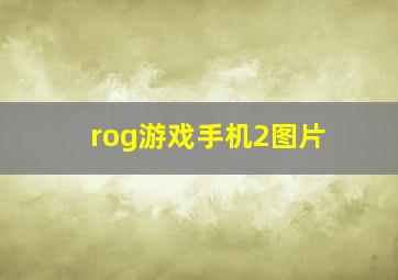 rog游戏手机2图片