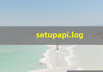 setupapi.log