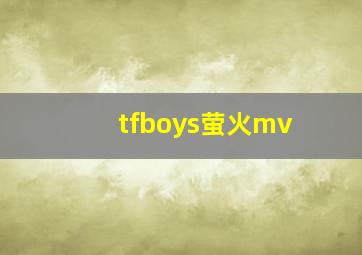 tfboys萤火mv