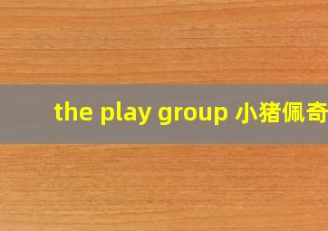 the play group 小猪佩奇