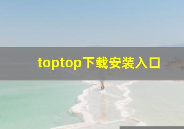 toptop下载安装入口