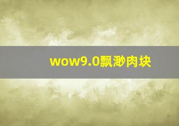 wow9.0飘渺肉块